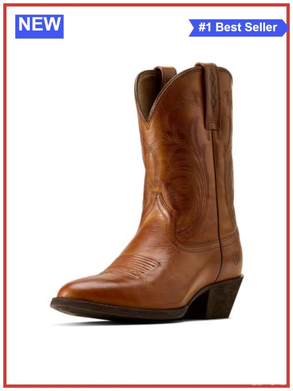 ARIAT Leather Western Mule Ankle Boot Work & Utility